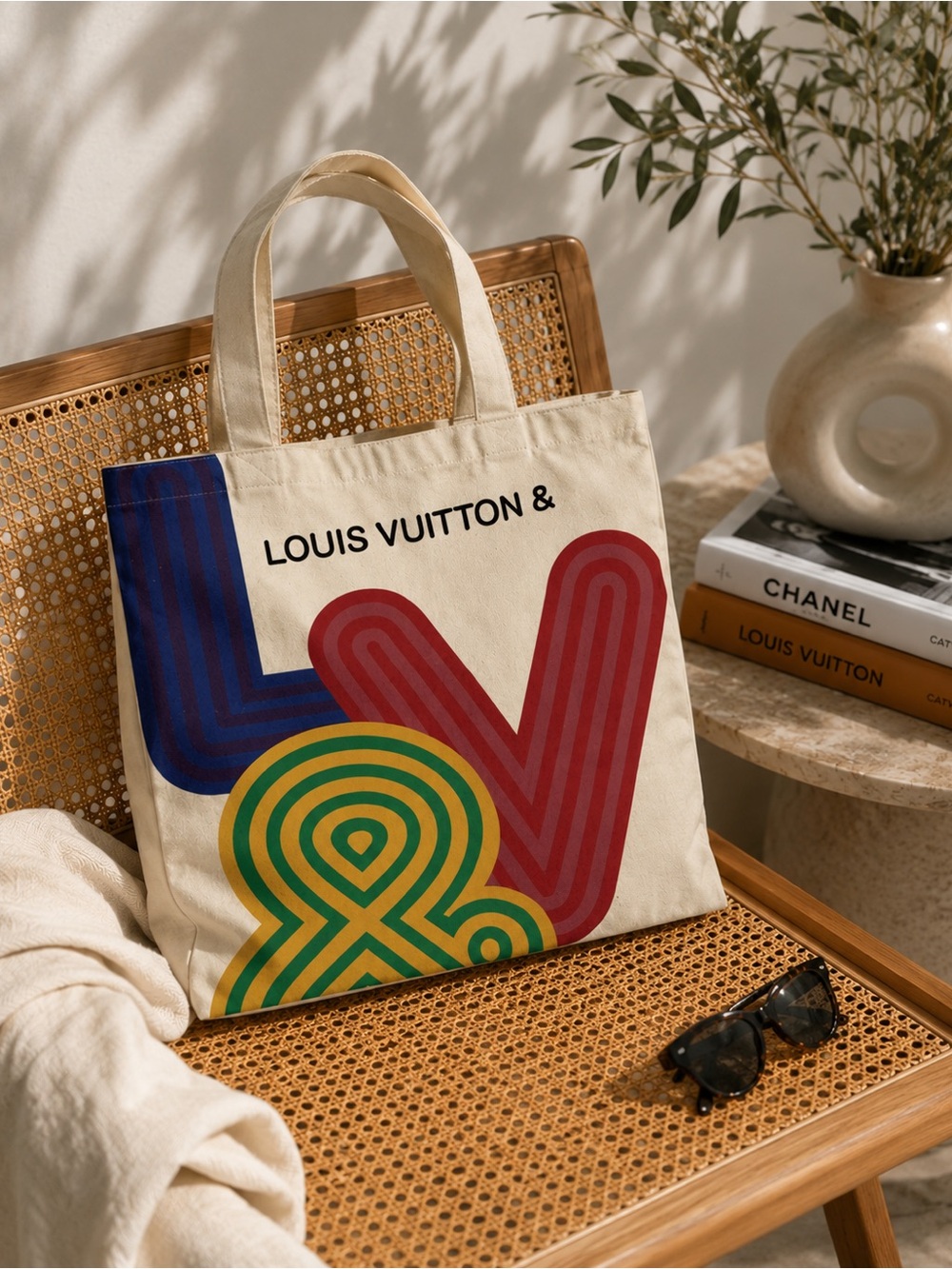 Louis Vuitton Shenzhen Exhibition City Guide Canvas Tote Bag Limited Edition